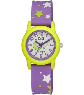 Q&Q Kids Purple Silicone Strap V22A-007VY