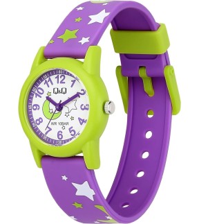 Q&Q Kids Purple Silicone Strap V22A-007VY