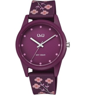 Q&Q Bordeaux Rubber Strap V08A-002VY
