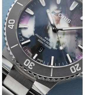ORIS Aquis Date Upcycle Silver Stainless Steel Bracelet 01 733 7789 4150-07 8 23 04PEB