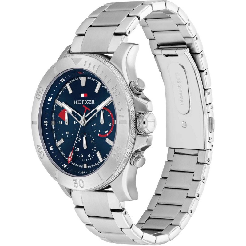 Ρολόι TOMMY HILFIGER Bryan Με Πολλαπλές Ενδείξεις Και Ασημί Ατσάλινο Μπρασελέ 1792113