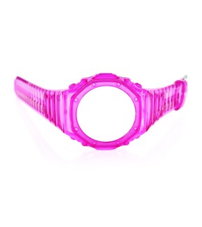 Λουράκι VSTRAPS Φούξια Σιλικόνης Για Ρολόγια Casio GA-2100