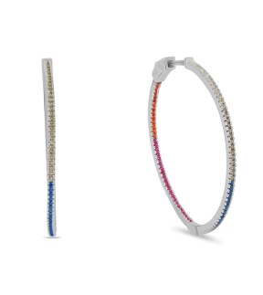 VITOPOULOS Earrings Silver 925 With Zircon Stones ESS0518