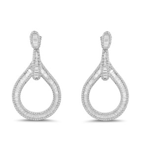 VITOPOULOS Earrings Silver 925 With Zircon Stones ESS0508