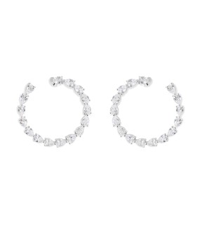 VITOPOULOS Earrings Silver 925 With Zircon Stones ESS0517