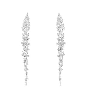 VITOPOULOS Earrings Silver 925 With Zircon Stones ESS0522