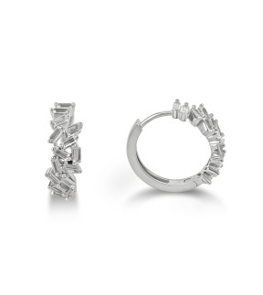 VITOPOULOS Earrings Silver 925 With Zircon Stones ESS0504