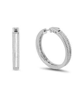 VITOPOULOS Earrings Silver 925 With Zircon Stones ESS0513