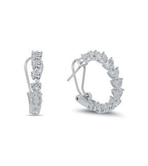VITOPOULOS Earrings Silver 925 With Zircon Stones ESS0519