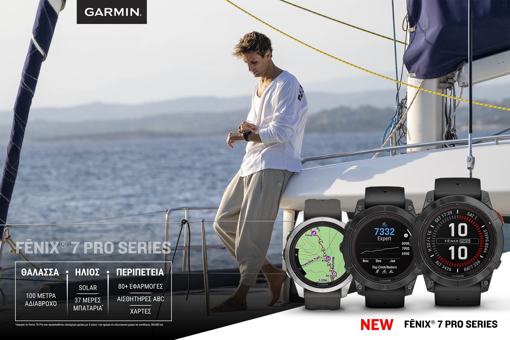 Η Garmin αποκαλύπτει τη νέα γενιά fēnix 7 Pro